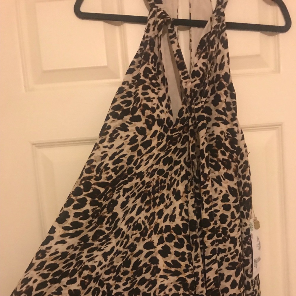 Show Me Your MuMu Leopard Mini Dress